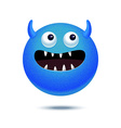 Cartoon funny monster Cartoon funny monster vector image