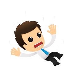 Cartoon office worker vector image