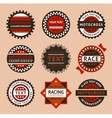 Racing labels - vintage style vector image