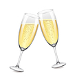 Object champagne glasses vector image