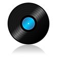 Vinyl record with reflex vector image