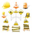 Under construction icons set vector image