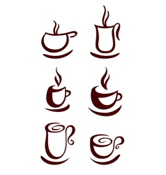 Cup of coffee or tea vector image