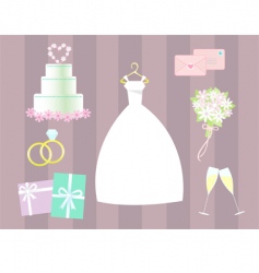 Wedding clip art vector image