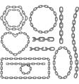 Chain frames vector image