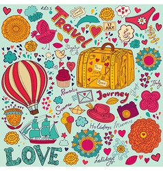 Decorative Doodle Background vector image