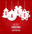 Christmas sale vector image
