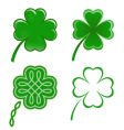 Lucky clovers vector image
