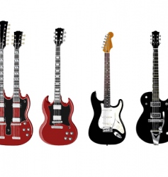Guitar legends vector image