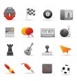 Entertainment icons vector image