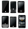 Mobile phones set vector image