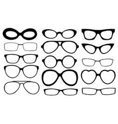 Eyeglasses vector image