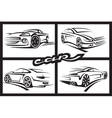 Set of cars vector image