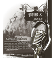 Concert poster vector image