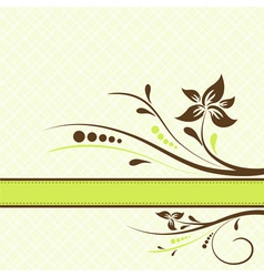 Template greeting card vector image