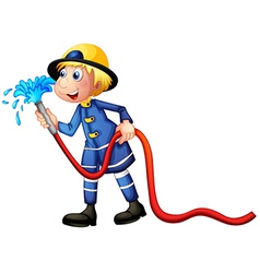 A fireman vector image