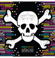 Background with skulls Background with skulls vector image