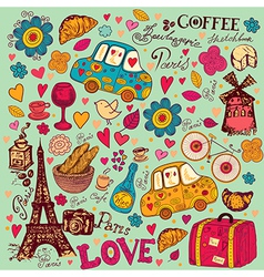 Paris Background vector image