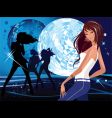 Dancing vector image