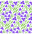 Stylised floral colorful vibrant seamless vector image