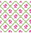 Roses seamless pattern vector image