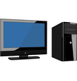 Modern computer Modern computer vector image