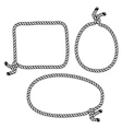 Rope frame vector image