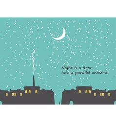 Parallel universes vector image