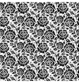 Black rose lace vector image