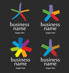 Logo splash vector image