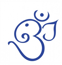 Hindu ganesha vector image
