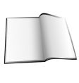 Open booklet vector image