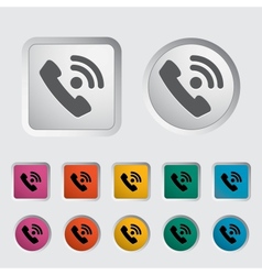 Office phone icon vector image
