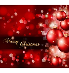 Elegant classic christmas vector image
