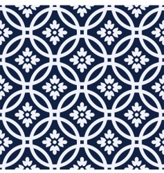 Circle seamless pattern vector image