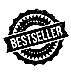 Bestseller stamp rubber grunge vector image