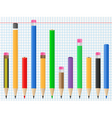 Pencils vector image