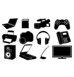 Of different electronics vector image