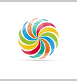 Colorful logo vector image