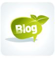 Blog element vector image