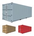Freight container vector image