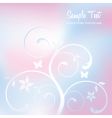 Floral background vector image