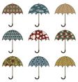 Umbrellas vector image