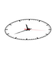 Color sticker clock icon vector image