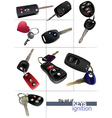 Ignition keys vector image