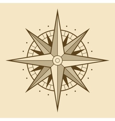 Wind rose vector image