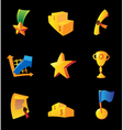 Icons for awards vector image
