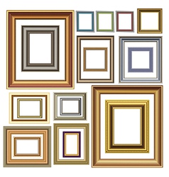 Photo picture frames vintage vector image