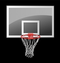 Basketball backboard vector image