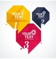 Geometric Option Banner Geometric Option Banner vector image
